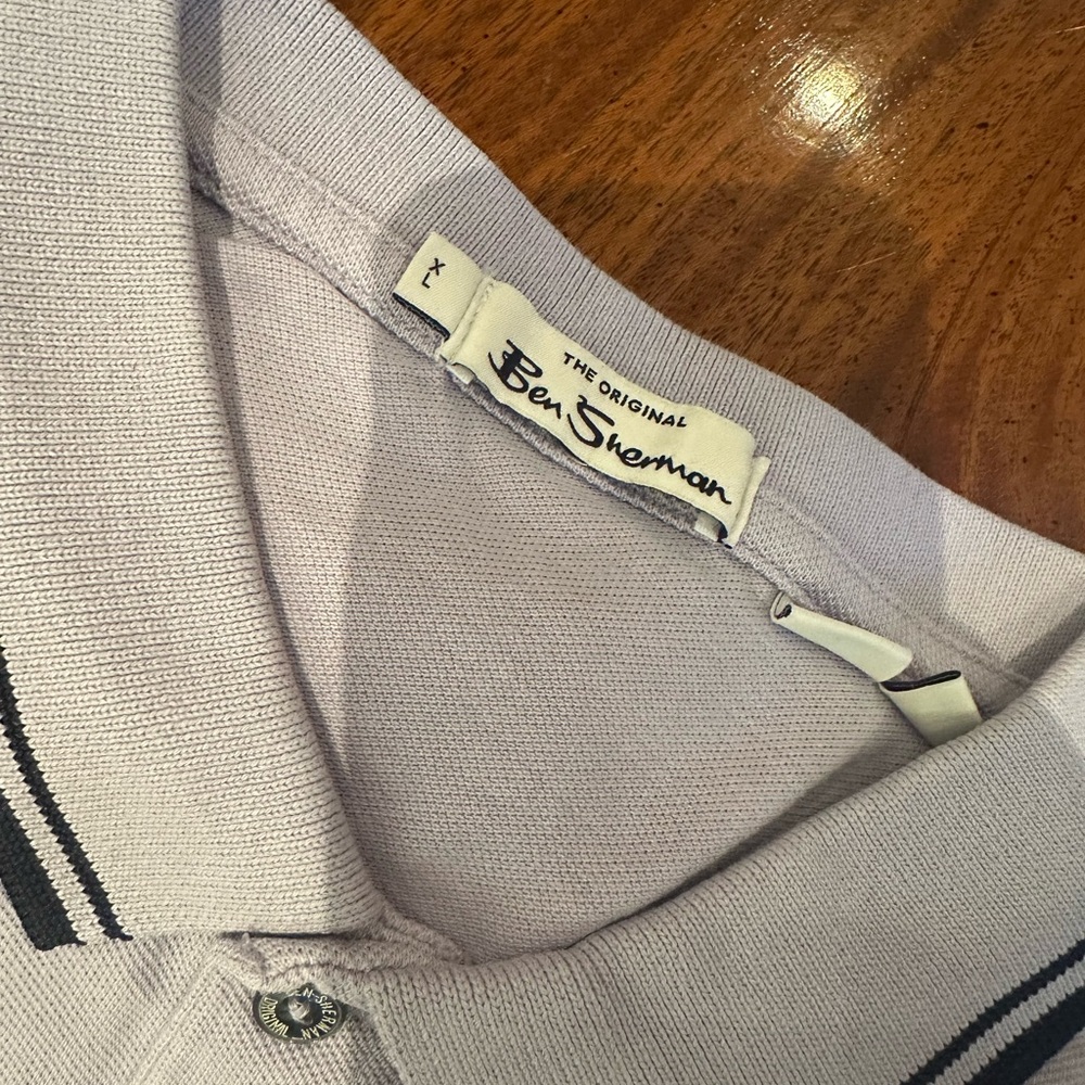 Ben Sherman light purple polo shirt